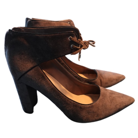 Gray Suede Dress Shoes - Picture 3 of 6